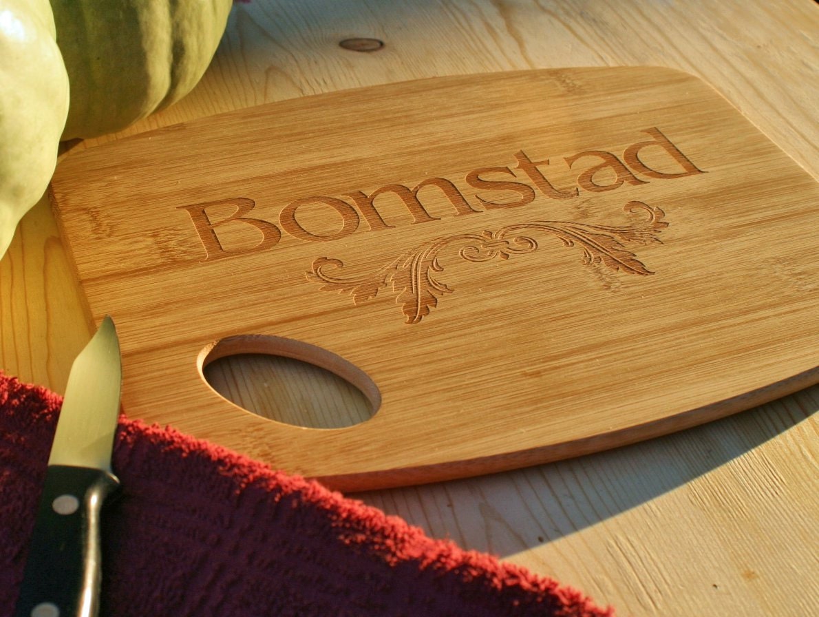 Eco Bamboo Cutting Board Custom Personalized Gift, Men, Gift for Dad, Father's Day,Birthday Gift for him, Men's gift