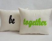Set of 6 Holiday Pillows, Be Spooky, Be Thankful, Be Jolly, Be Together, Be Sweet