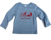 SHARE THE ROAD Infant Long Sleeve Lap Tee (3-6m, 6-12 m, 12-18 m)