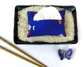 Blue Kimono Silk Tissue Tote