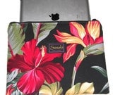 Tropical Hawaiian iPad Sleeve with Zipper -