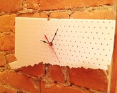Laser Cut Connecticut Wall Clock