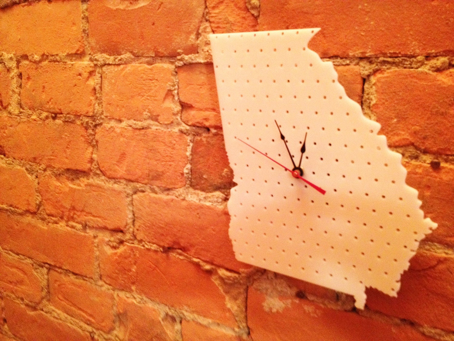 Laser Cut Georgia Wall Clock