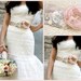 Bridal Sash - Sash in Blush Pink, Ivory, Champagne and Cream with Crystal Jewels, Ostrich Feathers and Handmade Flowers- Breath of Blush
