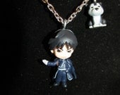Roy Mustang FullMetal Alchemist Brotherhood Character cable chain necklace