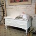 Painted Cottage Chic Shabby White Romantic Hope Chest VF295
