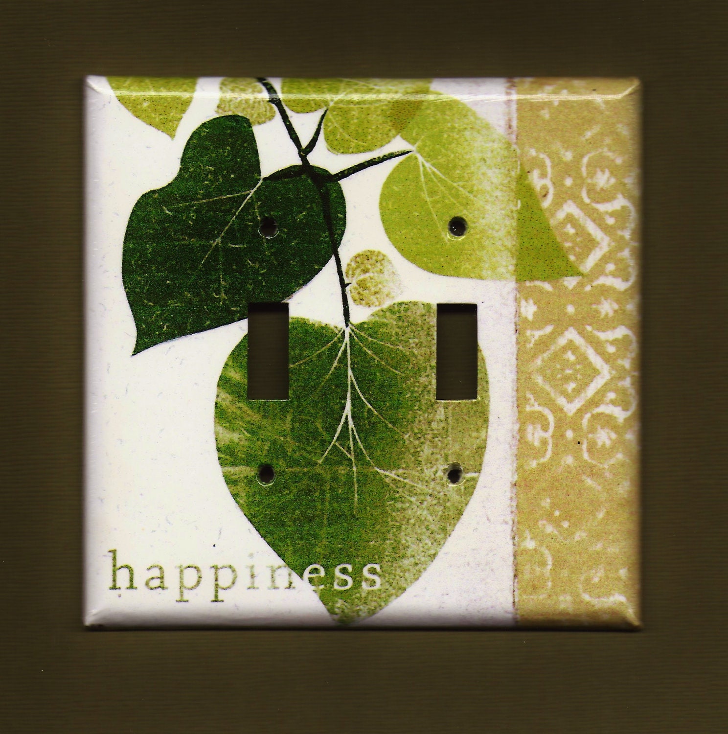 Happiness Switchplate cover