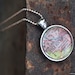 Map Pendant Necklace from Vintage Atlas Little Rock Arkansas