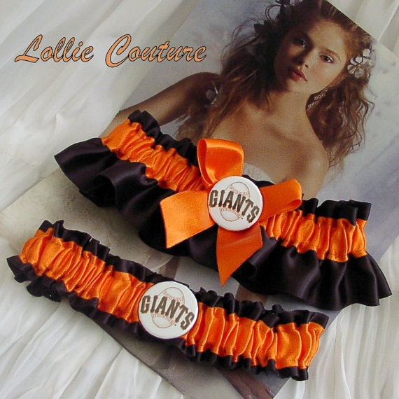 SF Giants Wedding Garter set