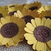 Handmade Sunny Sunflower Paper Flowers - Set of 15