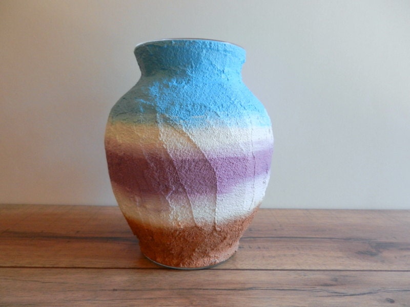 Vase / Blue Purple Grape Brown vase / home and garden / housewares
