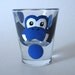 Yoshi Egg Shot Glass- One Blue Hand Painted Mario Inspired Glasses