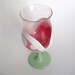 Piranha Plant Wine Glass - One Hand Painted Mario Inspired Wine Glass