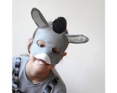 Kids Donkey Mask for Carnival and Nativity Play, Children Dress up Costume Accessory, Animal Pretend Play Toy Toddlers, Boys, Girls