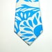 Necktie, Aqua Necktie, Neckties, Mens Neckties, Custom Neckties, Cotton Neckties, Aqua and White Neckties, Skinny Necktie, Blue Necktie