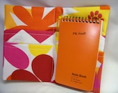 PK Note Tote in Tropical Island in Tangerine - Purse Accessory - Made To Order