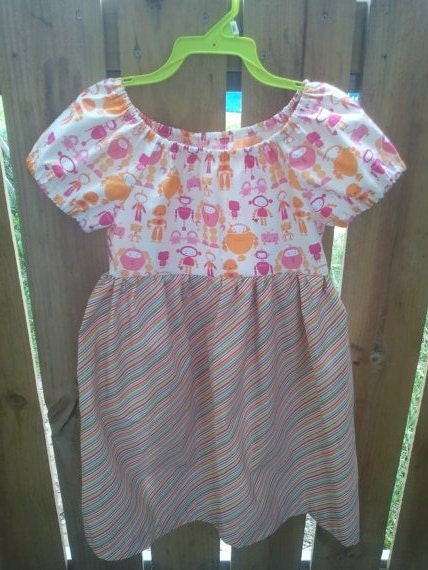 Robot Dress girls size 8
