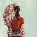Ring of Roses . large giclee art print of original painting