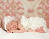 White lace petti romper, lace petti romper