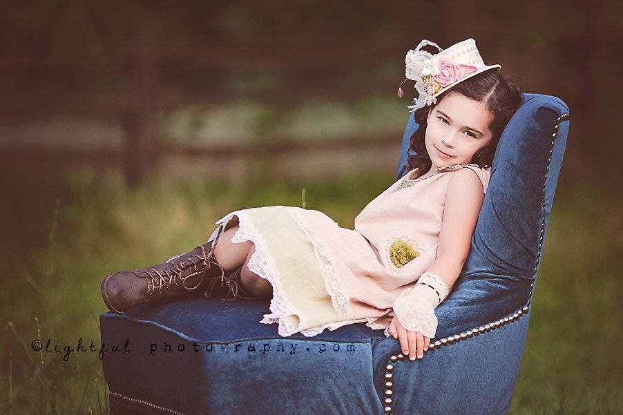 Evangeline Vintage Inspired Romantic Victorian Beauty  / Flower Girl / Portraits / Birthdays and more