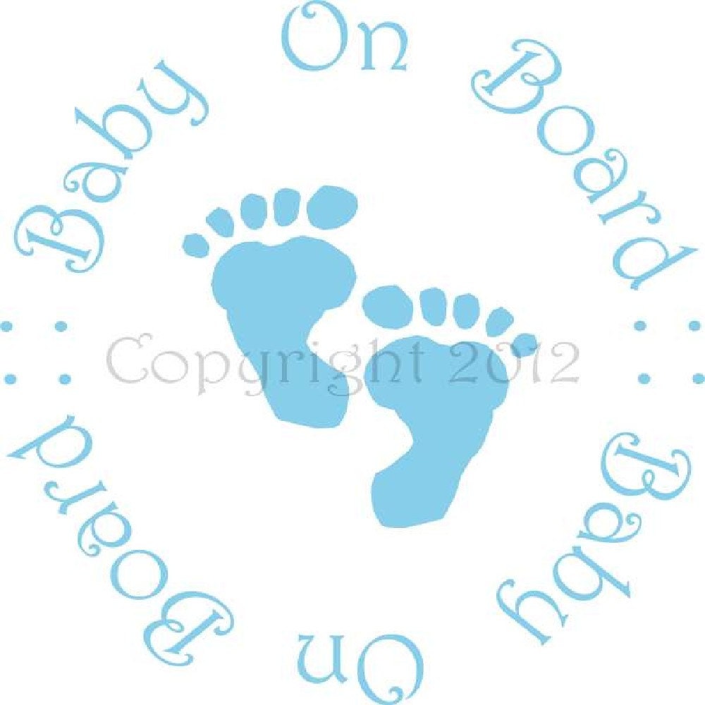 Baby Feet Vinyl Decal
