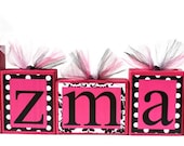 Ezmae Collection - Personalized Blocks - Baby - Teacher - Classroom Decor - Baby Shower- Photo Shoots