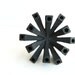 Danish Modern Black Cast Iron Spider Candle Holder Made in japan for Hallmark