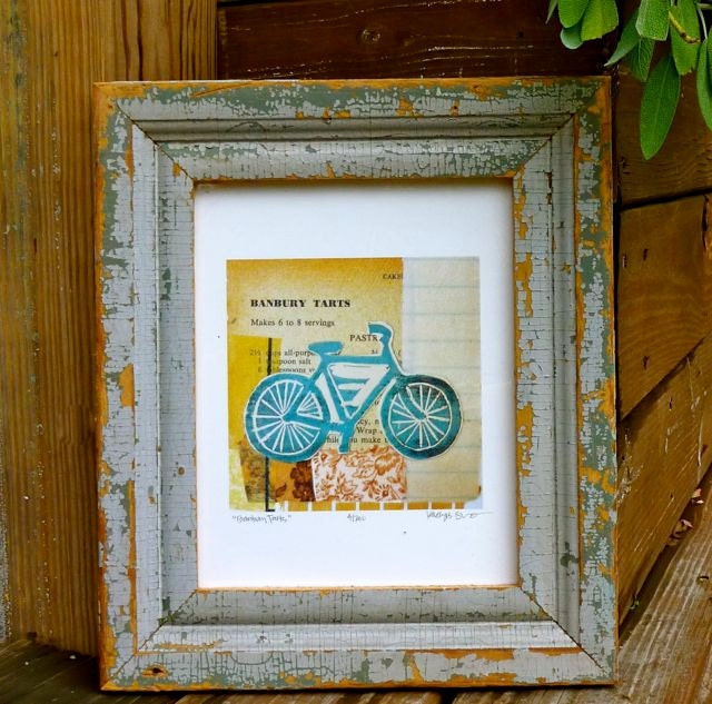 Banbury Tarts Teal Bike Print 8x10