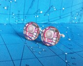 busch stadium - silver vintage map cufflinks with gift box by Tomato-Made