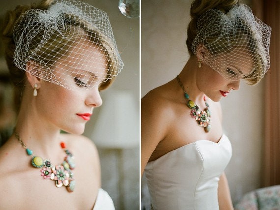 Wedding Veil - Swarovski Crystals - Ready To ship