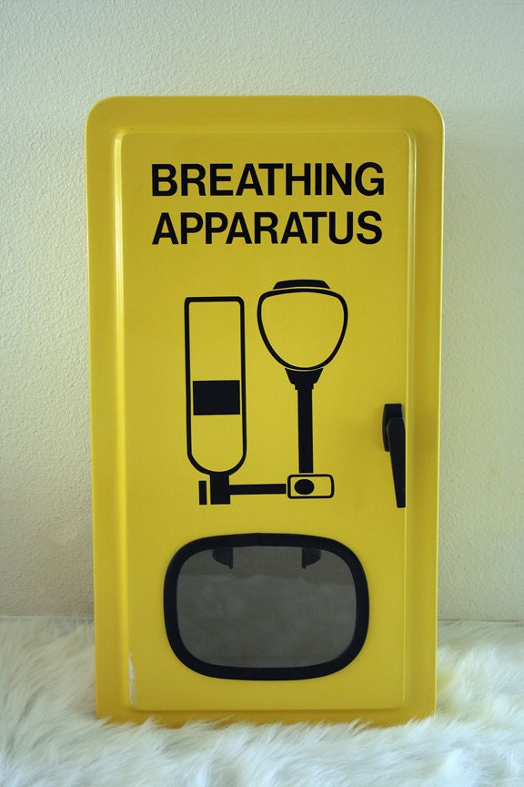 Graphic Cool Oddity Fiberglass Medical Industrial Cabinet - Great Repurpose Project