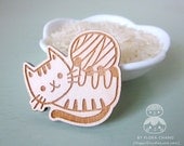 Wooden Brooch - Pick one of your favorite