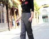 New Design Front Button Opening Wide Leg Pants in Gray(more colour and size choice)