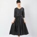 Classic style Black linen sundress/tunic(more colour and size choice)