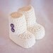 Crochet Baby Booties - Baby Ankle Boots ready to wear (0-6 months)