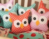 Six pack of Mini Owls