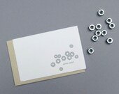 awww nuts letterpress card