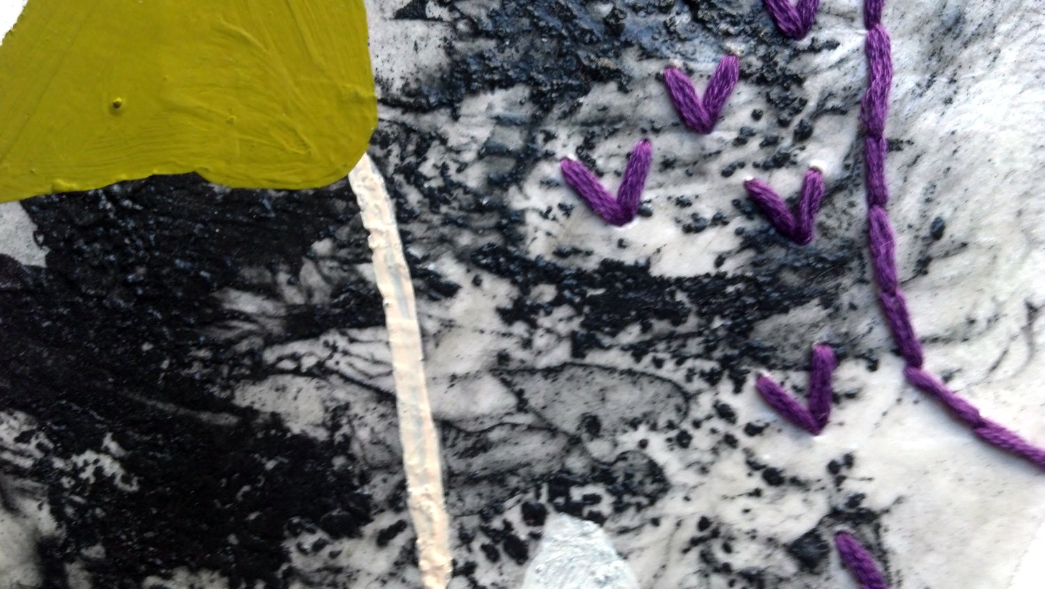 Mapping an Escape, Map 4 - Original Mixed Media Painting