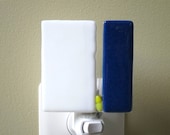 Modern Fused Glass Night Light Navy Blue