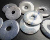Dumortierite Donut Pendant Focal 40mm 1pc (Item PT528)