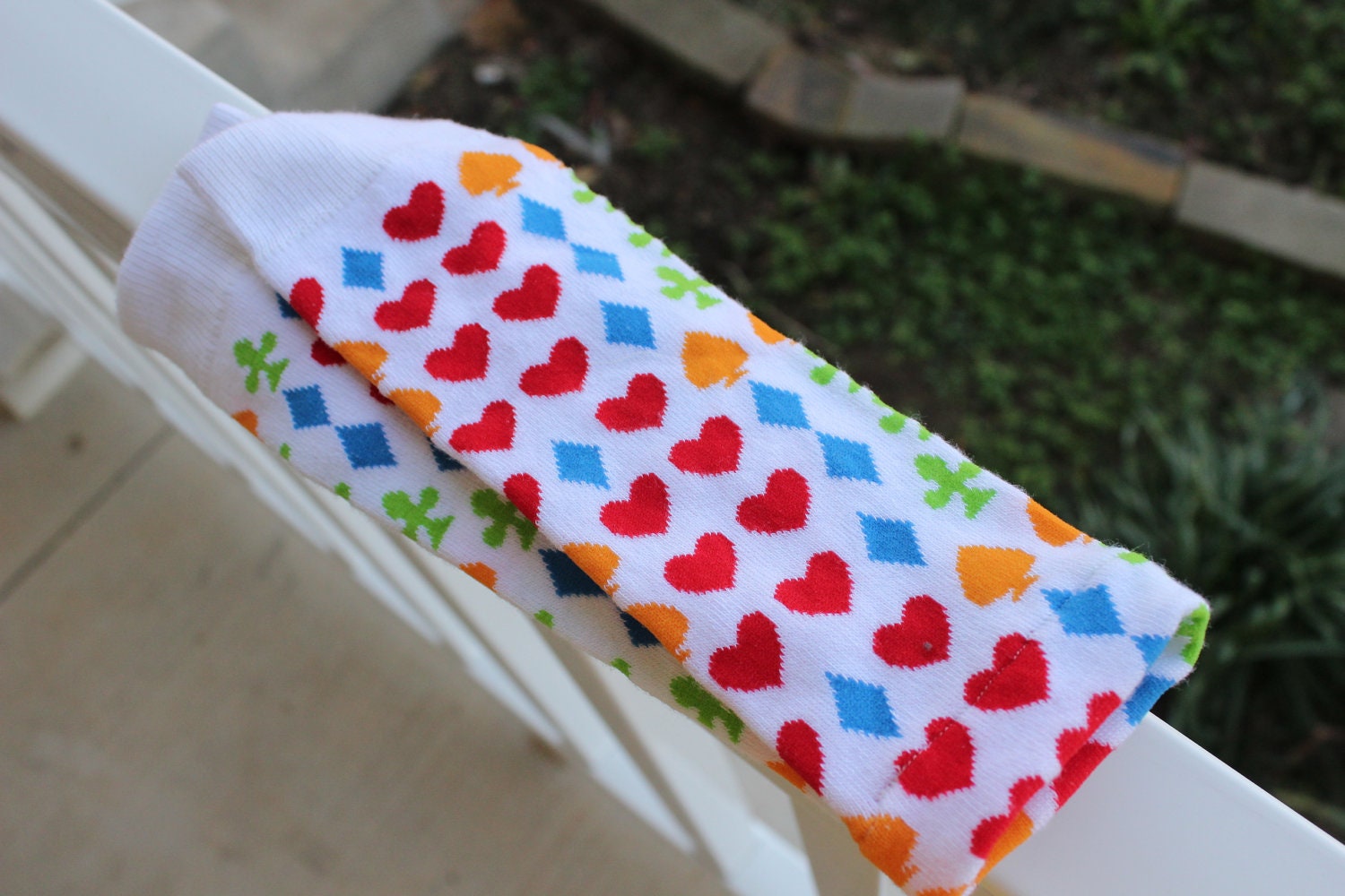 Colorful Deck of Cards Baby Leg & Arm Warmers