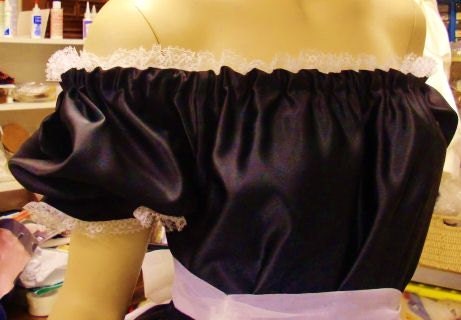French Maid Halloween Costume Goth Wedding