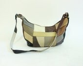 PATCHWORK 80s Multicolored Patchwork Genuine Leather Purse