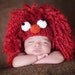Elmo, Red Monster Hat, Newborn Photography Prop