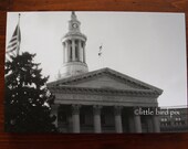 Historic City and County Building - Denver, Colorado - 18 x 12 Black and White Canvas Wrap Gallery Fine Art Photography Print