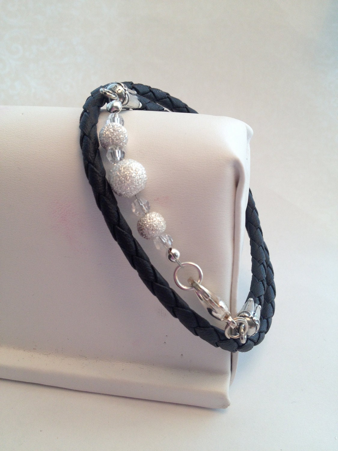 Cord & Sterling Bracelet Double Wrap