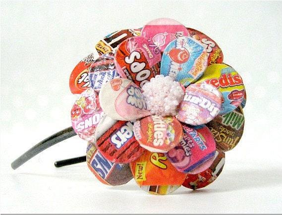 Candy Shop Daisy Paper Mache Headband