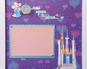ONCE UPON A TIME Disney Princess Memory Album Page (Shadow Box Frame Sold Separately)