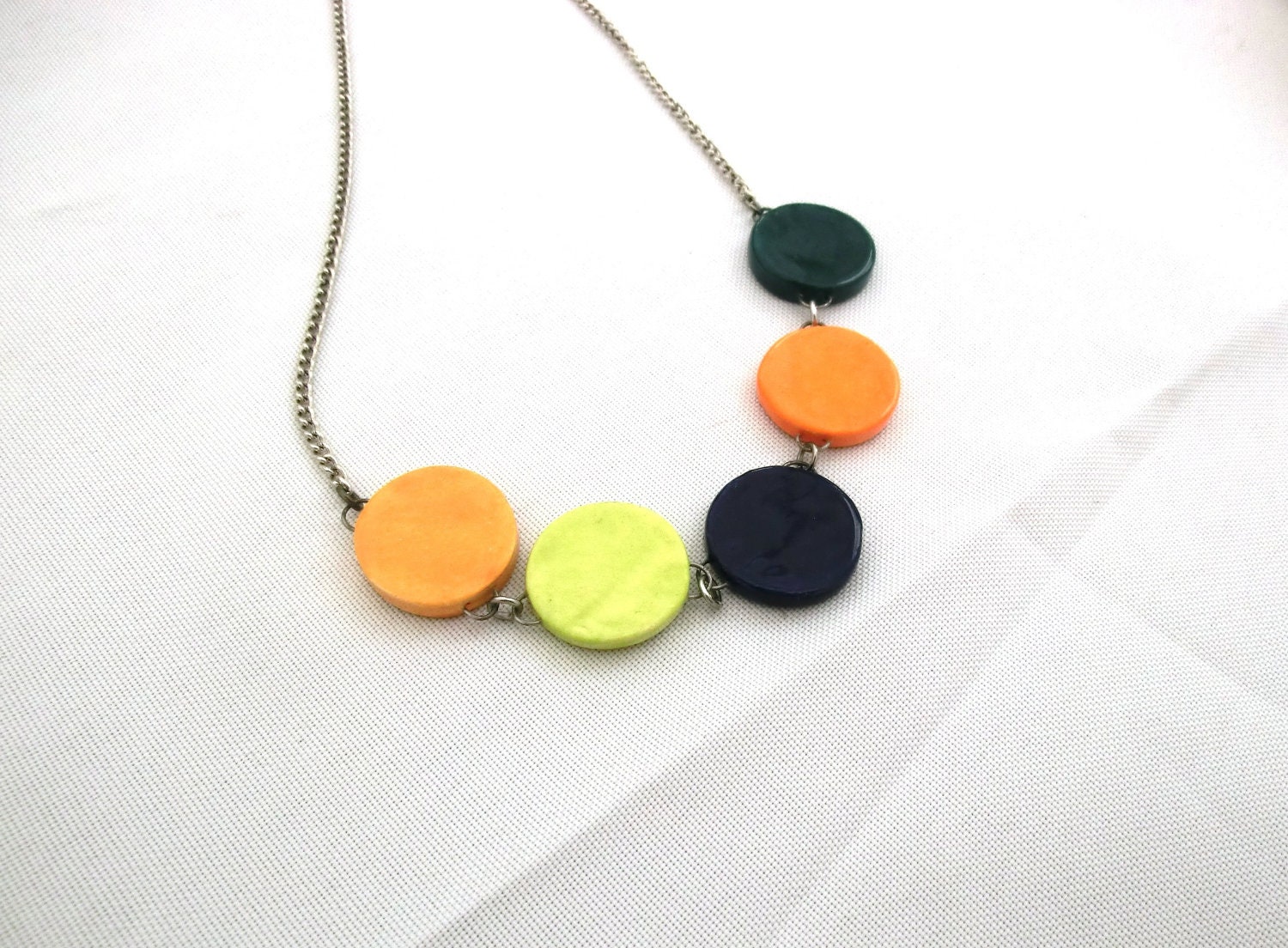 Confetti Necklace in Fall colors
