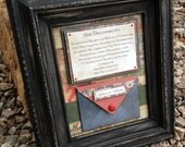 Handmade "letters to Santa" Christmas wall decor